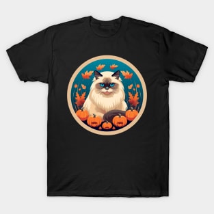 Birman Cat Halloween, Cat Lover T-Shirt